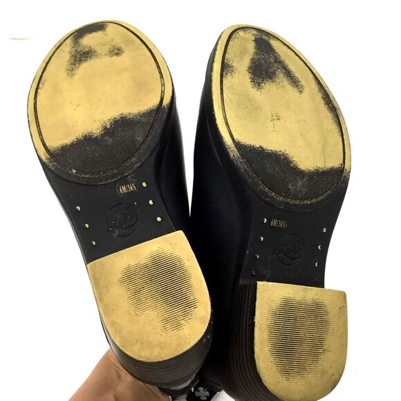 Lucky Brand Women's Black Rubber Rain Booties Sz 6 - Picture 8 of 8